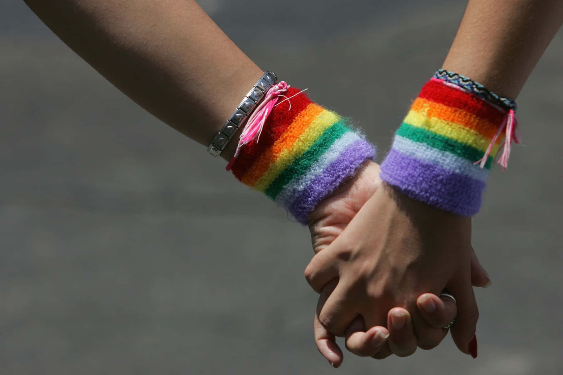 LGBTQ+ Couple Holding Hands Pictures