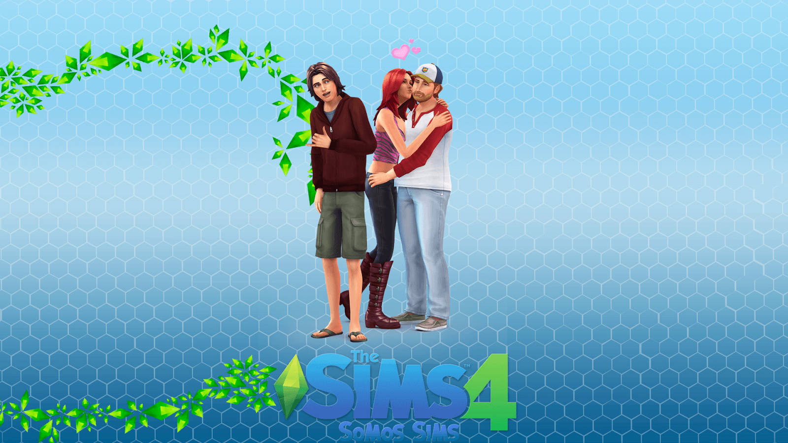 Couple Hugging The Sims Picture