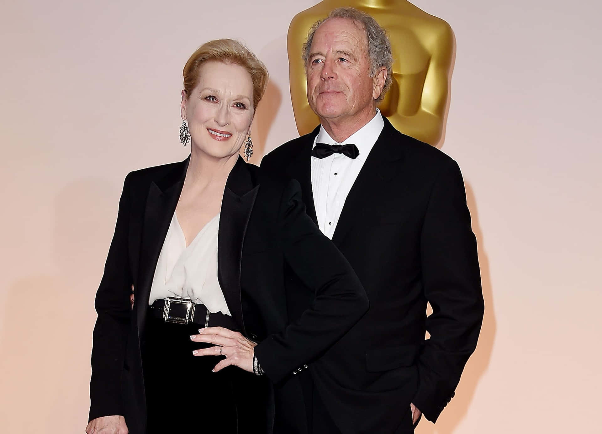 Bilddes Paares Don Gummer Und Meryl Streep
