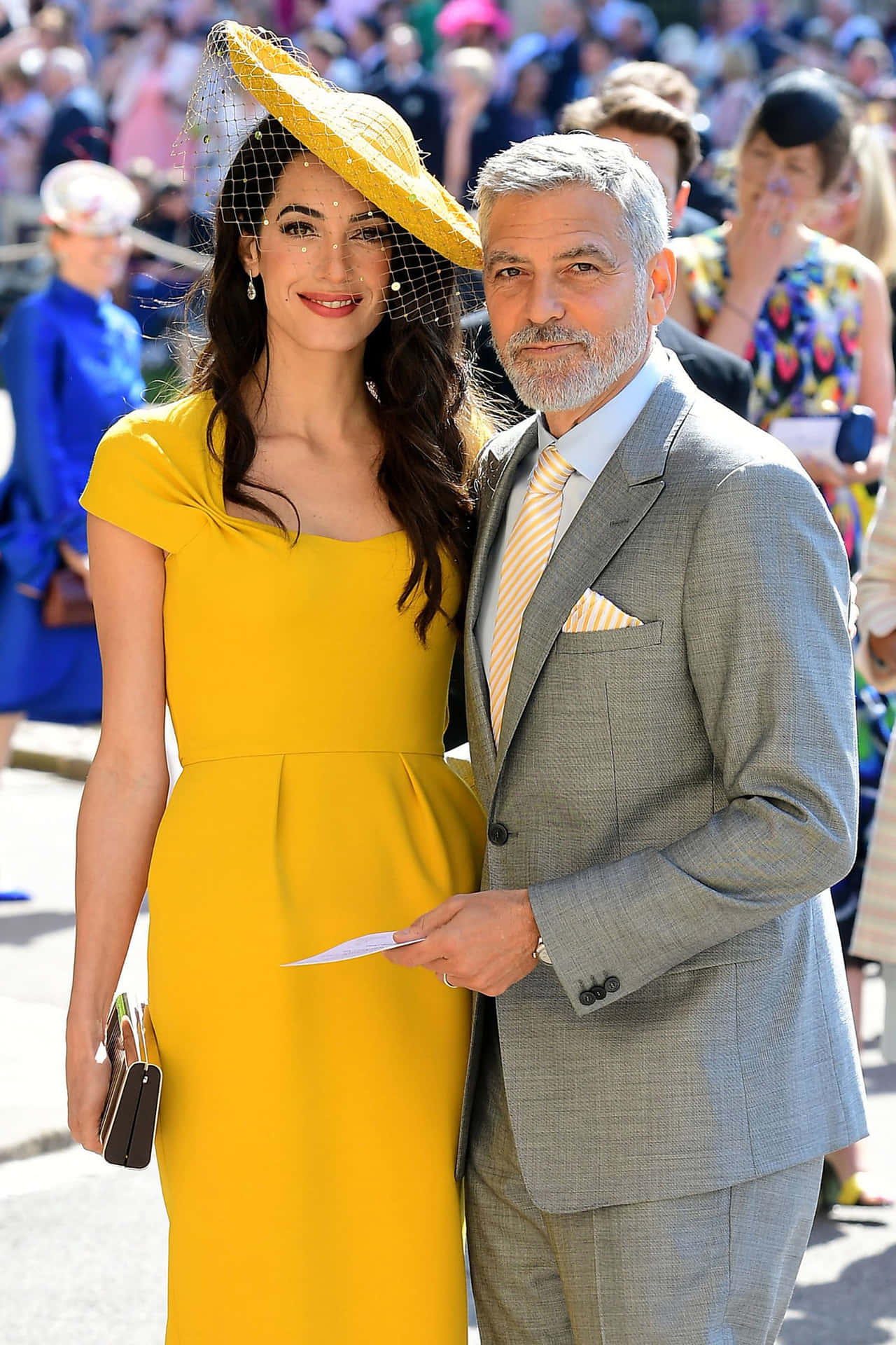Couple George Clooney And Amal Clooney