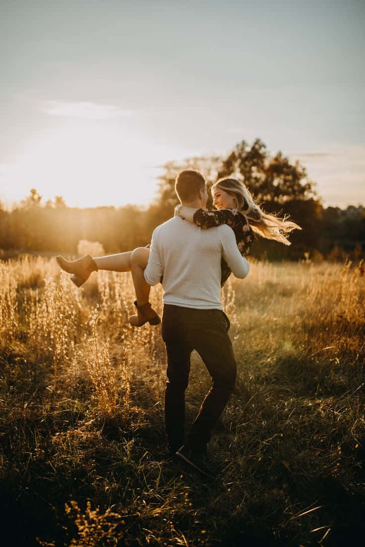Couple Before Sunset Picture