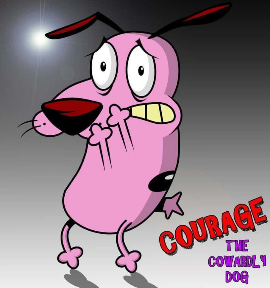 Courage The Cowardly Dog In All His Glory! Wallpaper