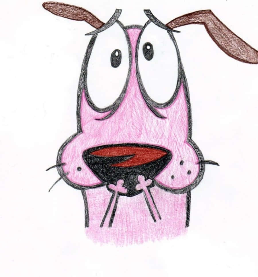 A Cartoon Dog With A Big Nose Wallpaper