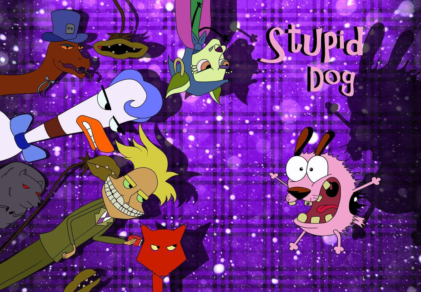Courage The Cowardly Dog Stupid Wallpaper
