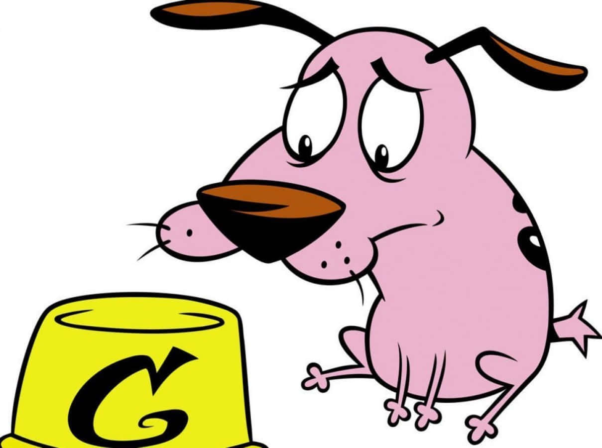Courage The Cowardly Dog Proves That Even The Bravest Of Us Can Get Scared Wallpaper