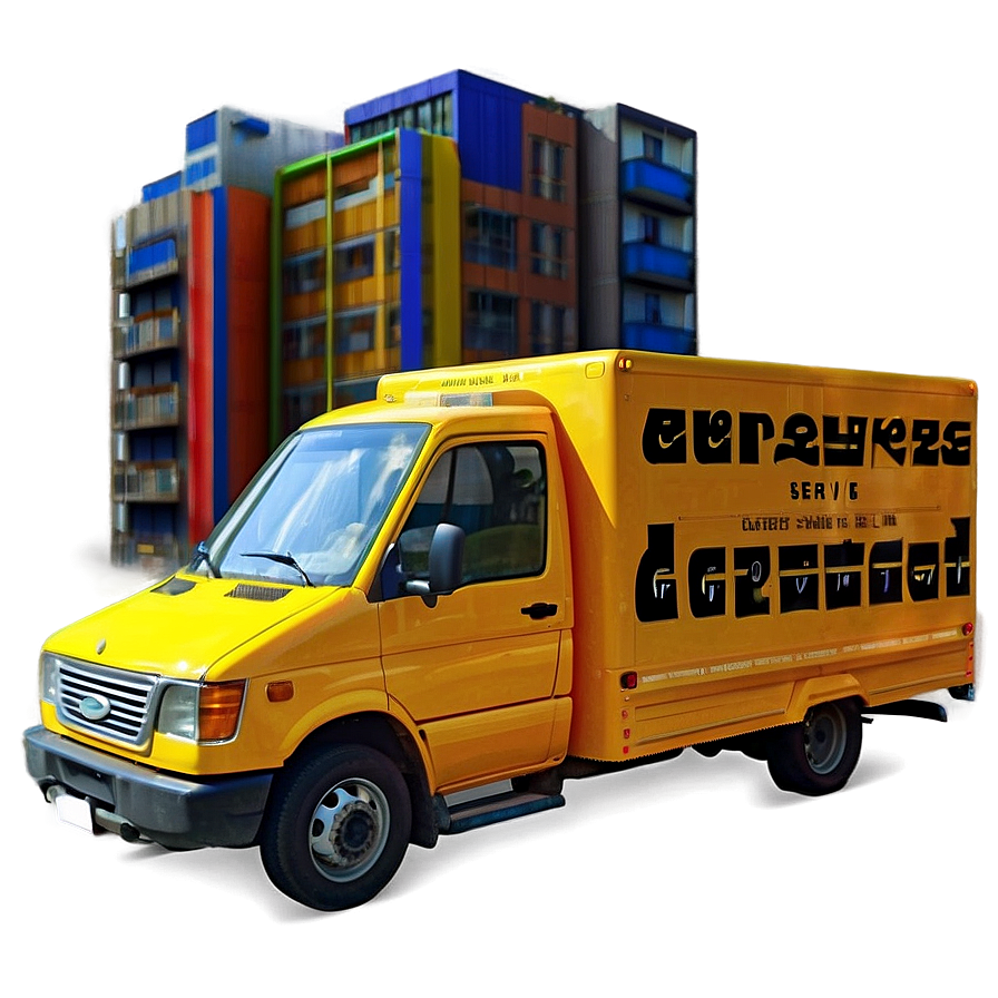 Courier Service Truck Png 93 PNG