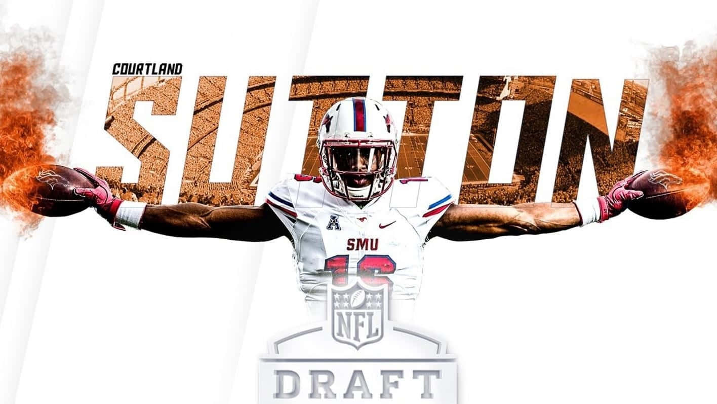 Courtland Sutton N F L Draft Promotional Graphic Wallpaper