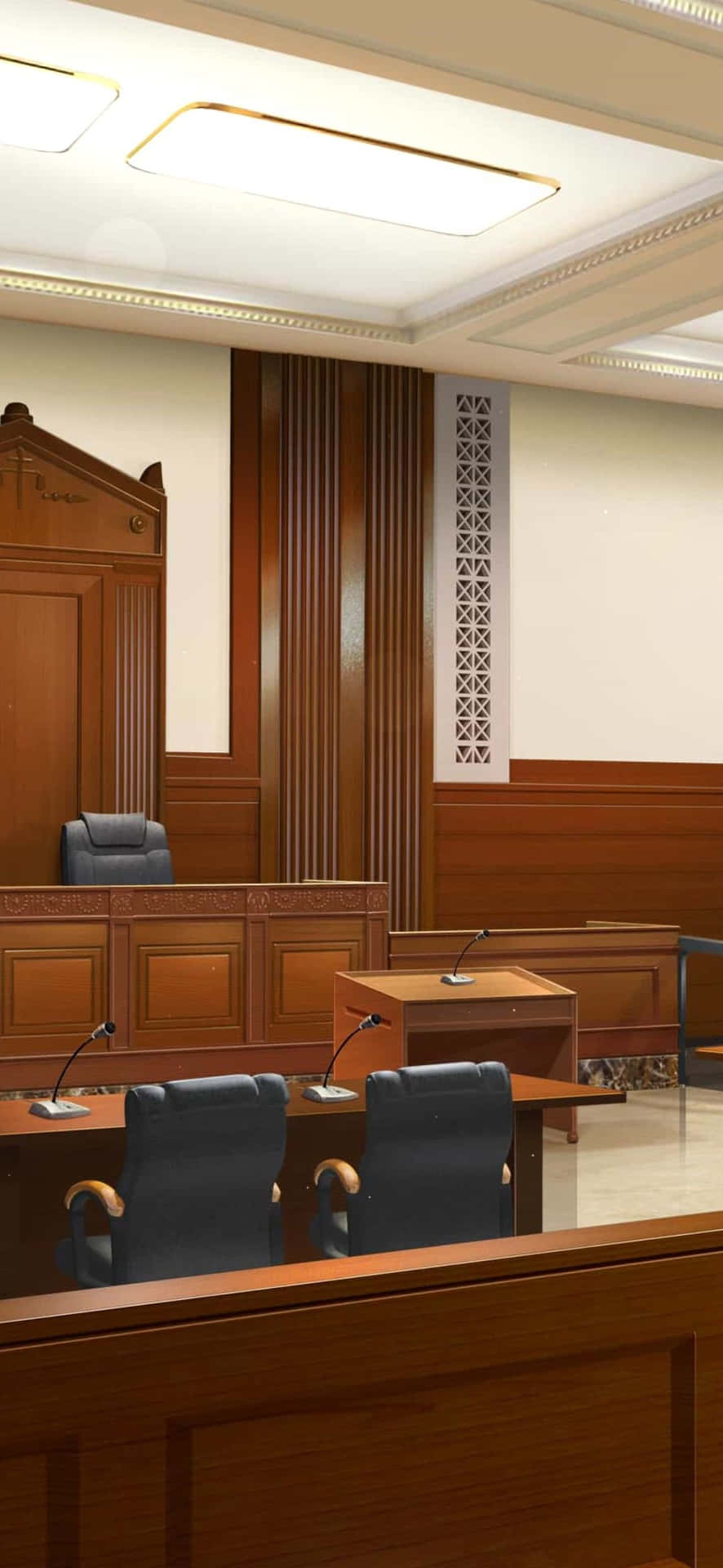 Black And Brown Courtroom Background