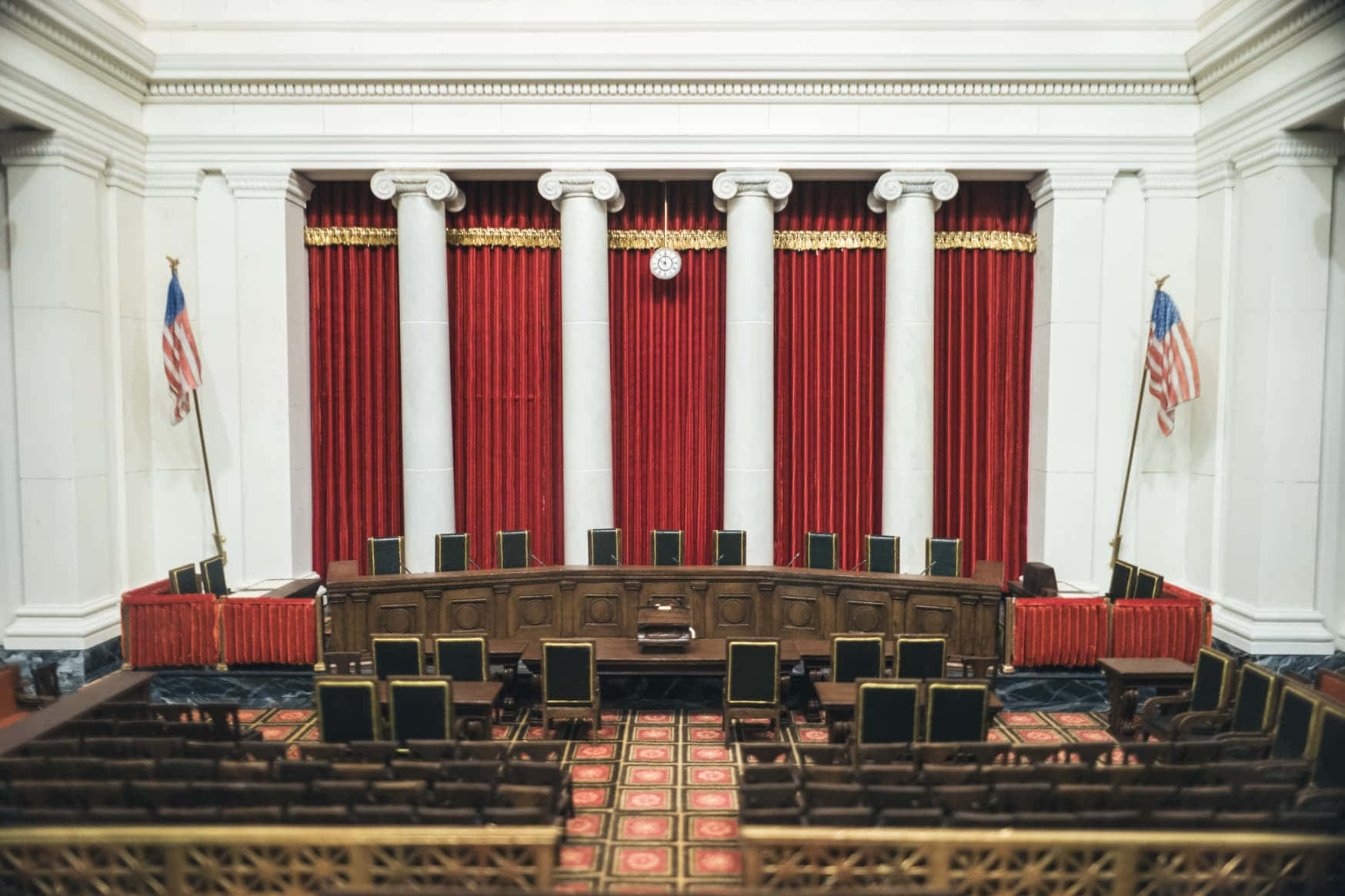 Backgroundda Sala De Tribunal Interior De Washington D.c.