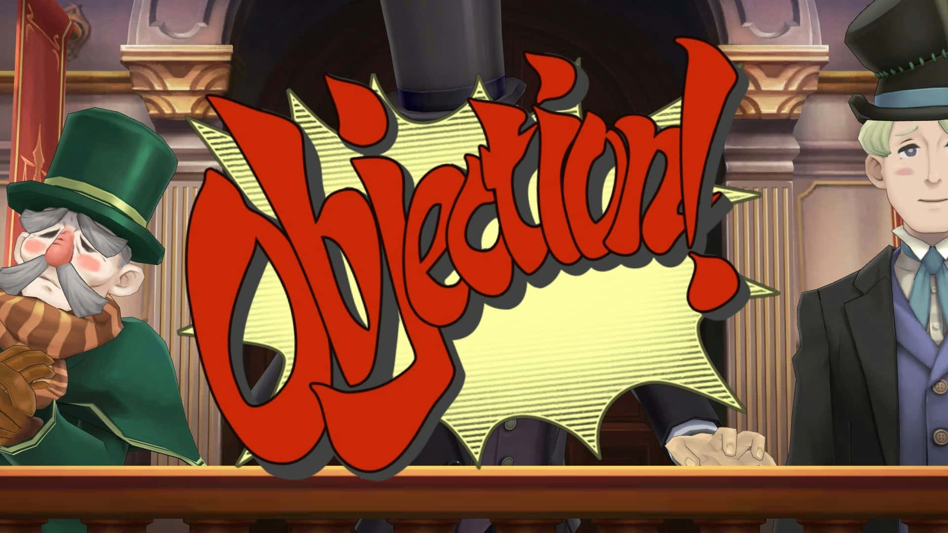Courtroom Objection Animated Scene Wallpaper