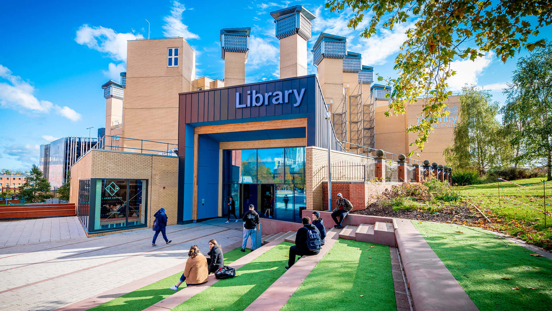 Coventry University Library Exterior Wallpaper