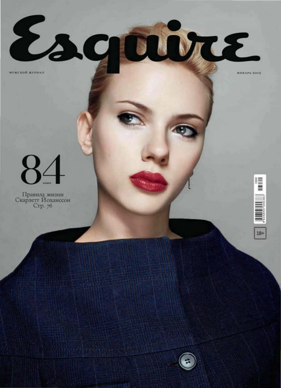 Scarlett Johansson On The Cover Of Esquire Magazine