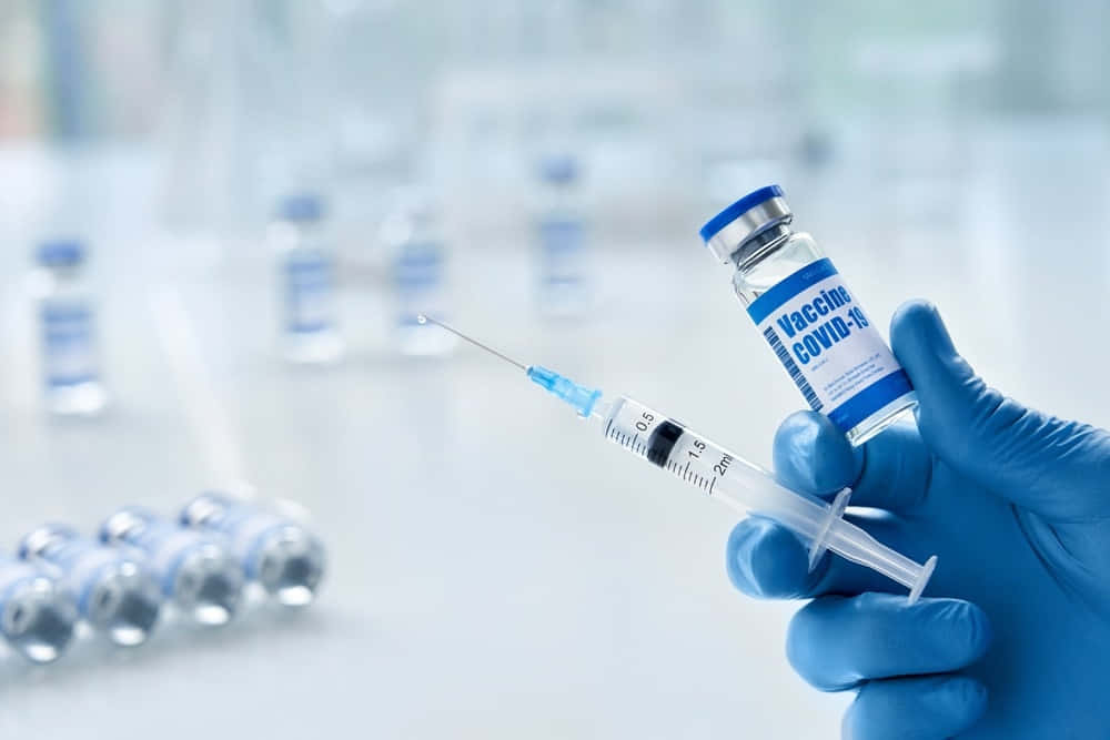 Covid-19 Vaccine Multiple Dose Vials Background