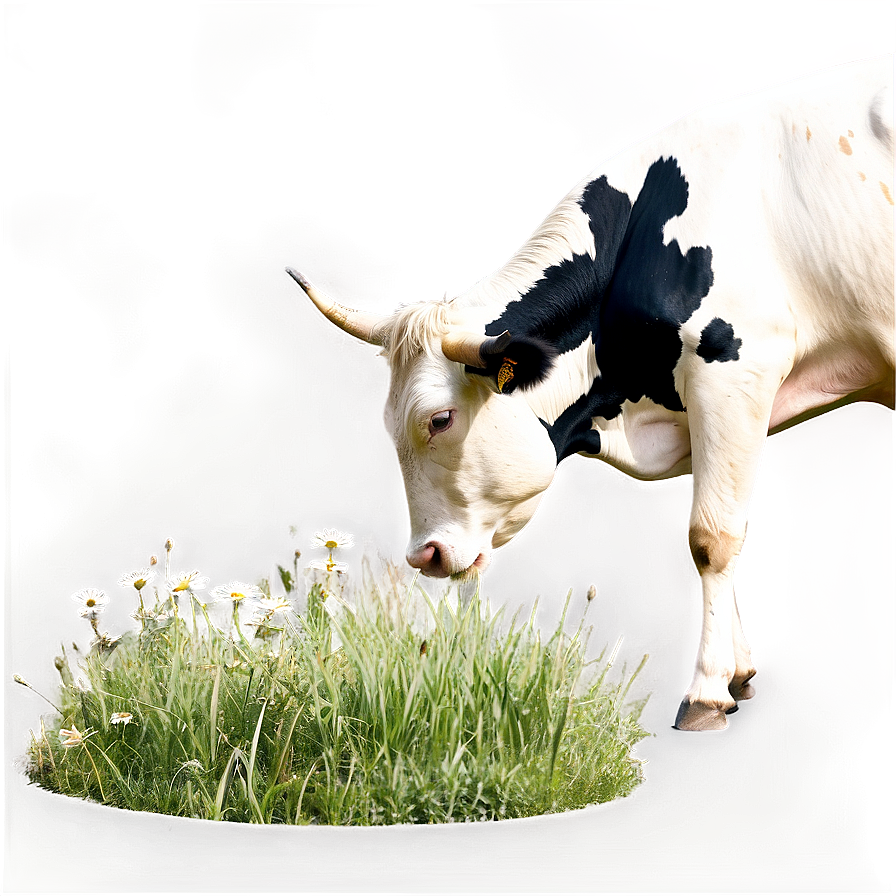 Cow Eating Grass Png Wjm59 PNG
