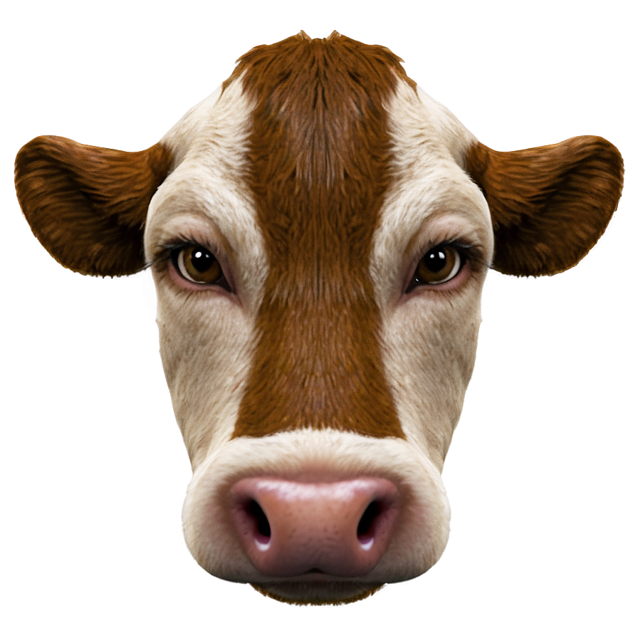 Cow Face Emoji Png 06212024 PNG