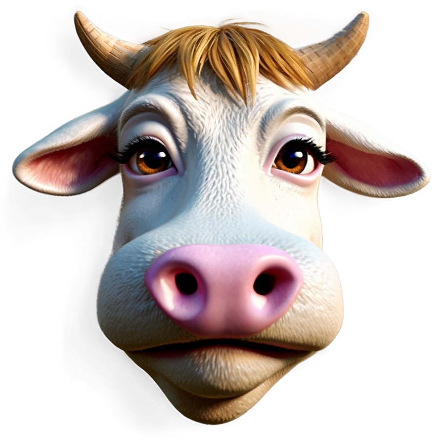 Cow Face Emoji Png 55 PNG