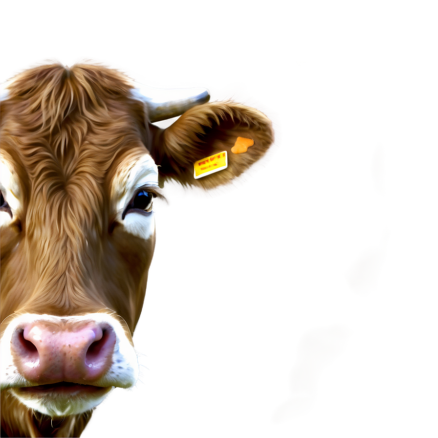 Cow Face Illustration Png 85 PNG