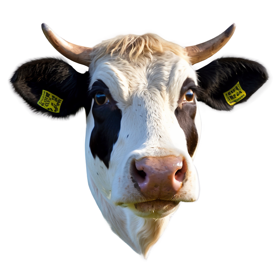 Cow Face Mascot Png 06212024 PNG