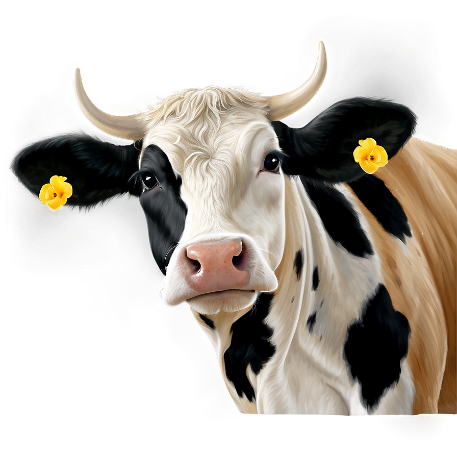 Cow Face Profile Png Fxw PNG