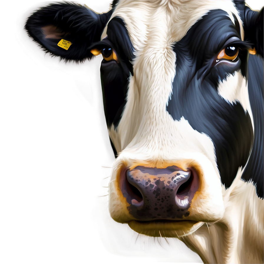 Cow Face Vector Png 06212024 PNG