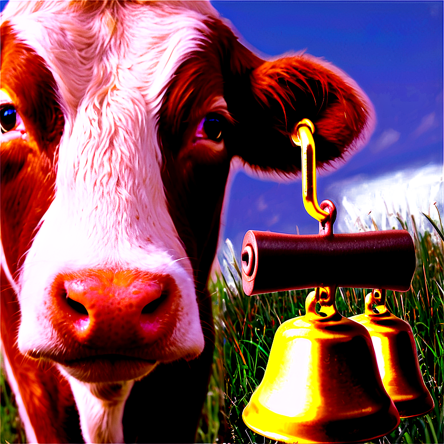 Cow Face With Bell Png 22 PNG