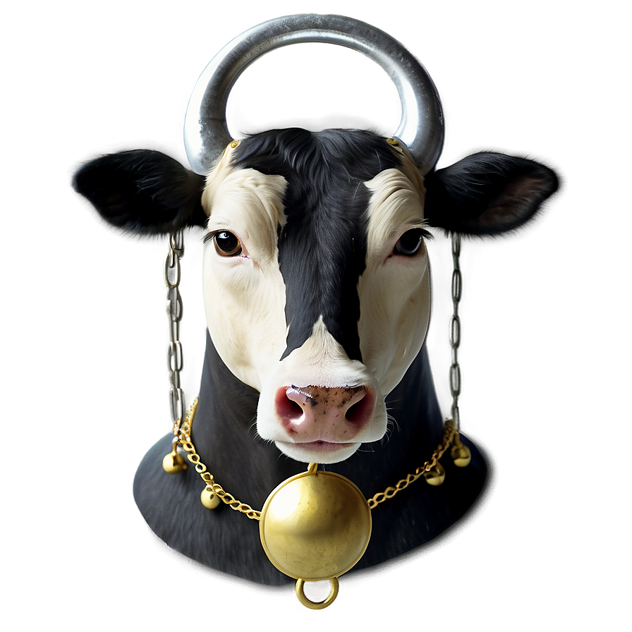 Cow Face With Bell Png Hdm99 PNG