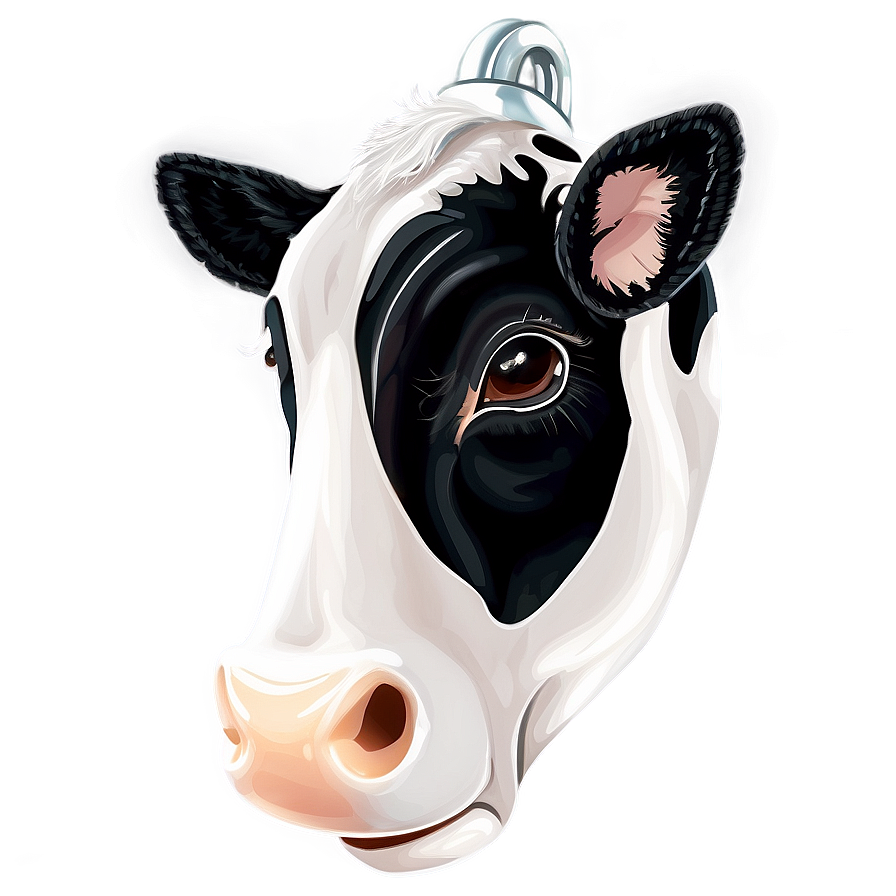 Cow Face With Bell Png Mkp PNG