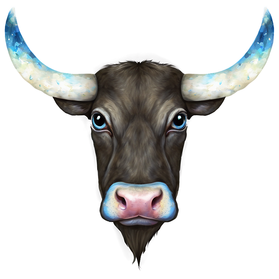 Cow Face With Horns Png Vao21 PNG