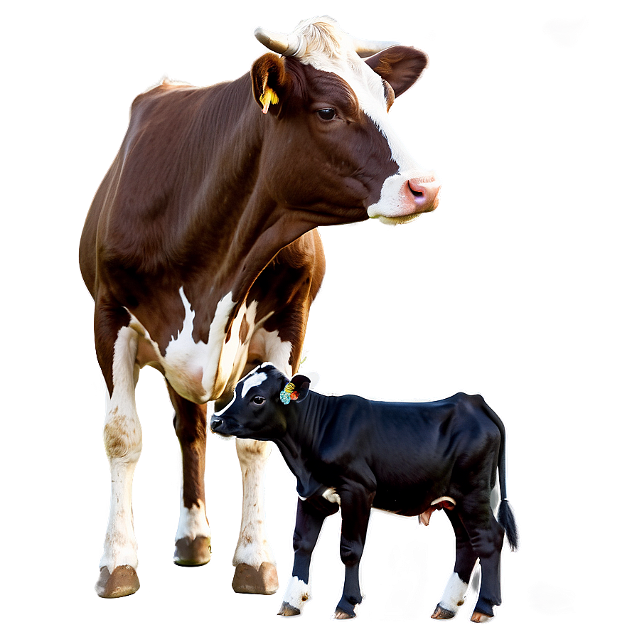 Cow Family Png Mlo4 PNG