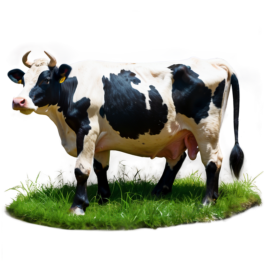 Cow Farm Scene Png Pbw PNG