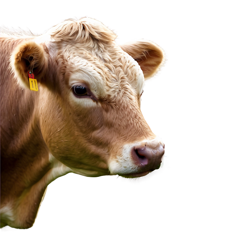 Cow Head In Landscape Png 34 PNG