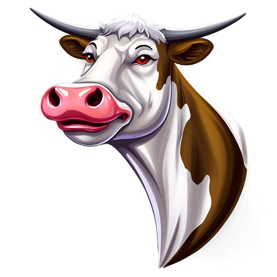 Cow Head Mascot Png Isq PNG