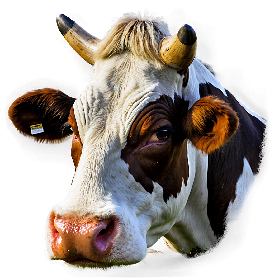 Cow Head Portrait Png Mkj12 PNG