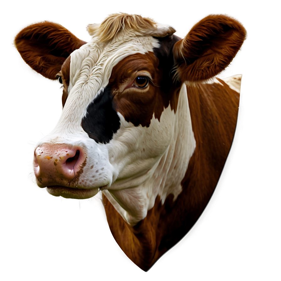 Cow Head Sketch Png 06212024 PNG