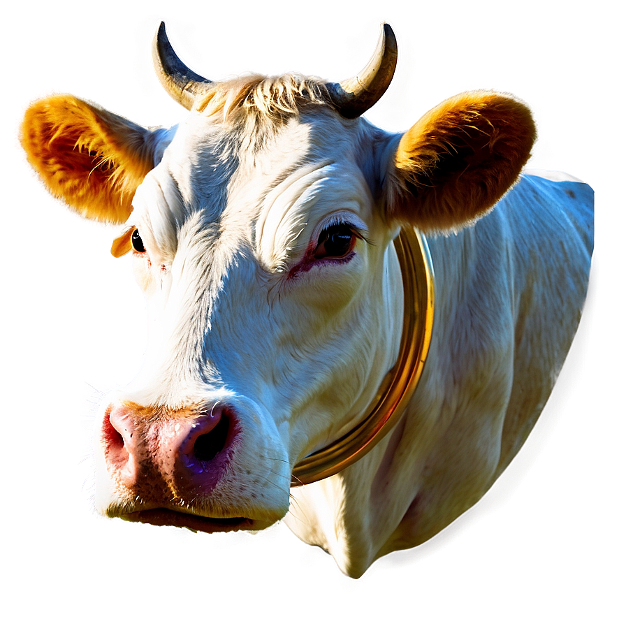 Cow Head With Bell Png Hpe PNG