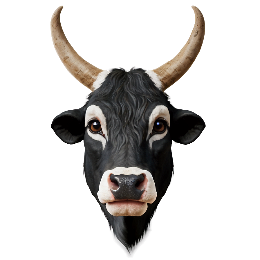 Cow Head With Horns Png Enf9 PNG