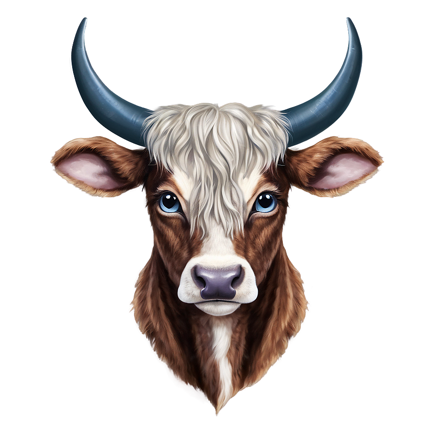 Cow Head With Horns Png Vpr17 PNG