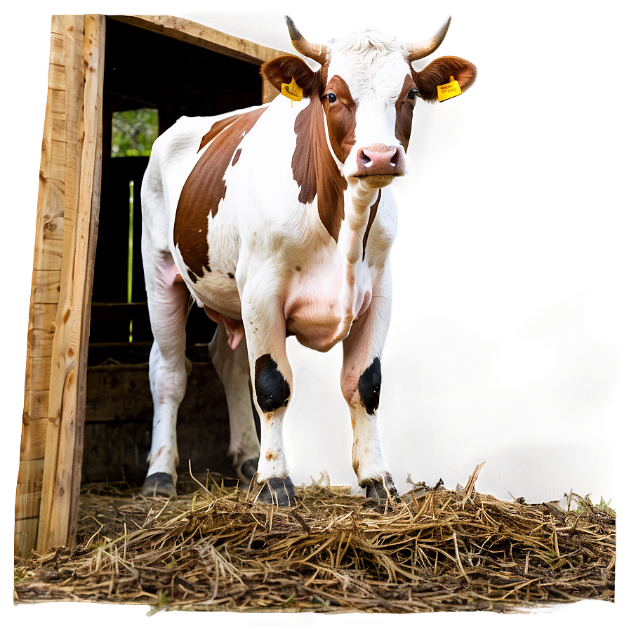 Cow In Barn Png Dnt19 PNG