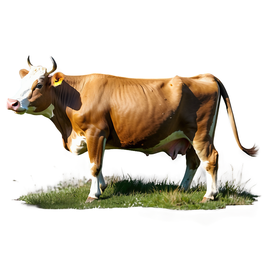 Cow In Field Png 05032024 PNG