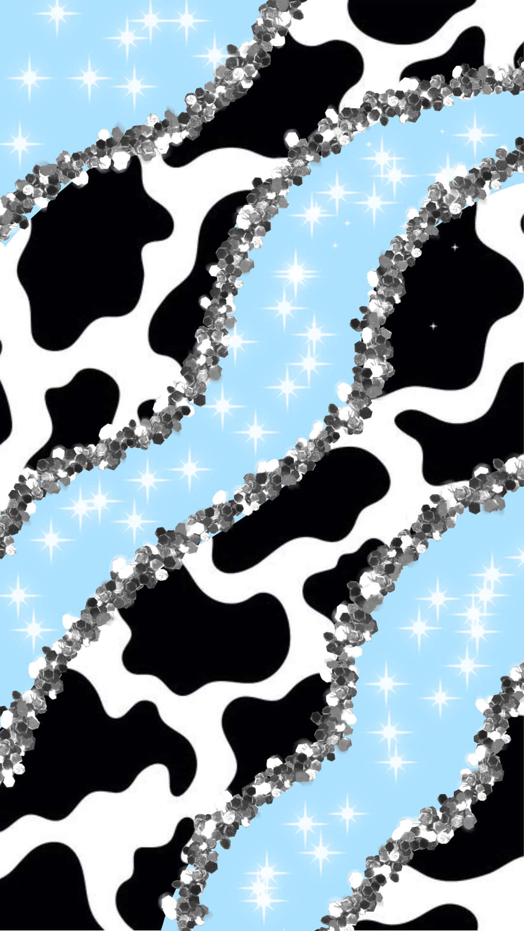 "Grazing with my Cow iPhone!" Wallpaper