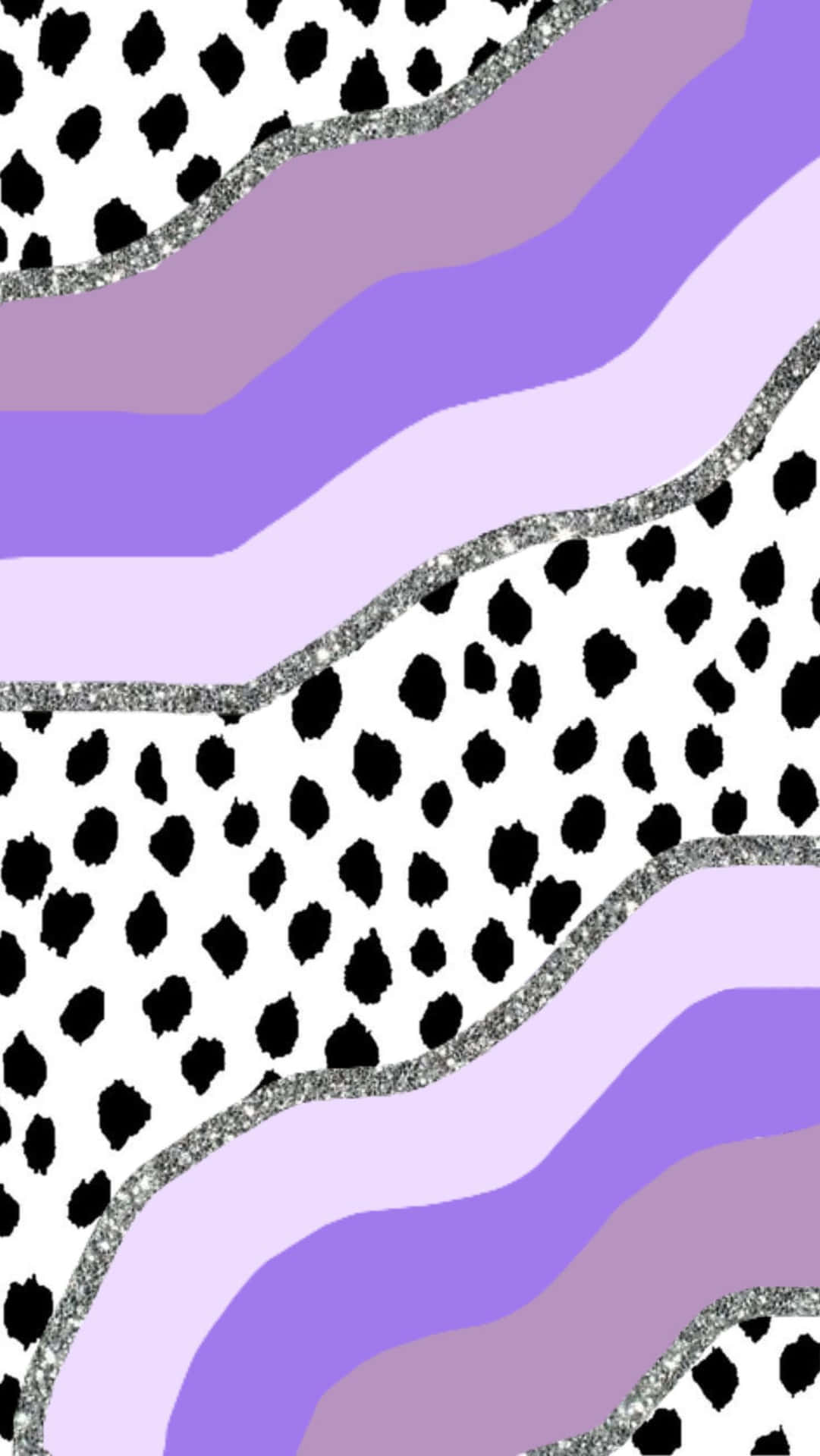 A Purple And Black Zebra Print Pattern Wallpaper