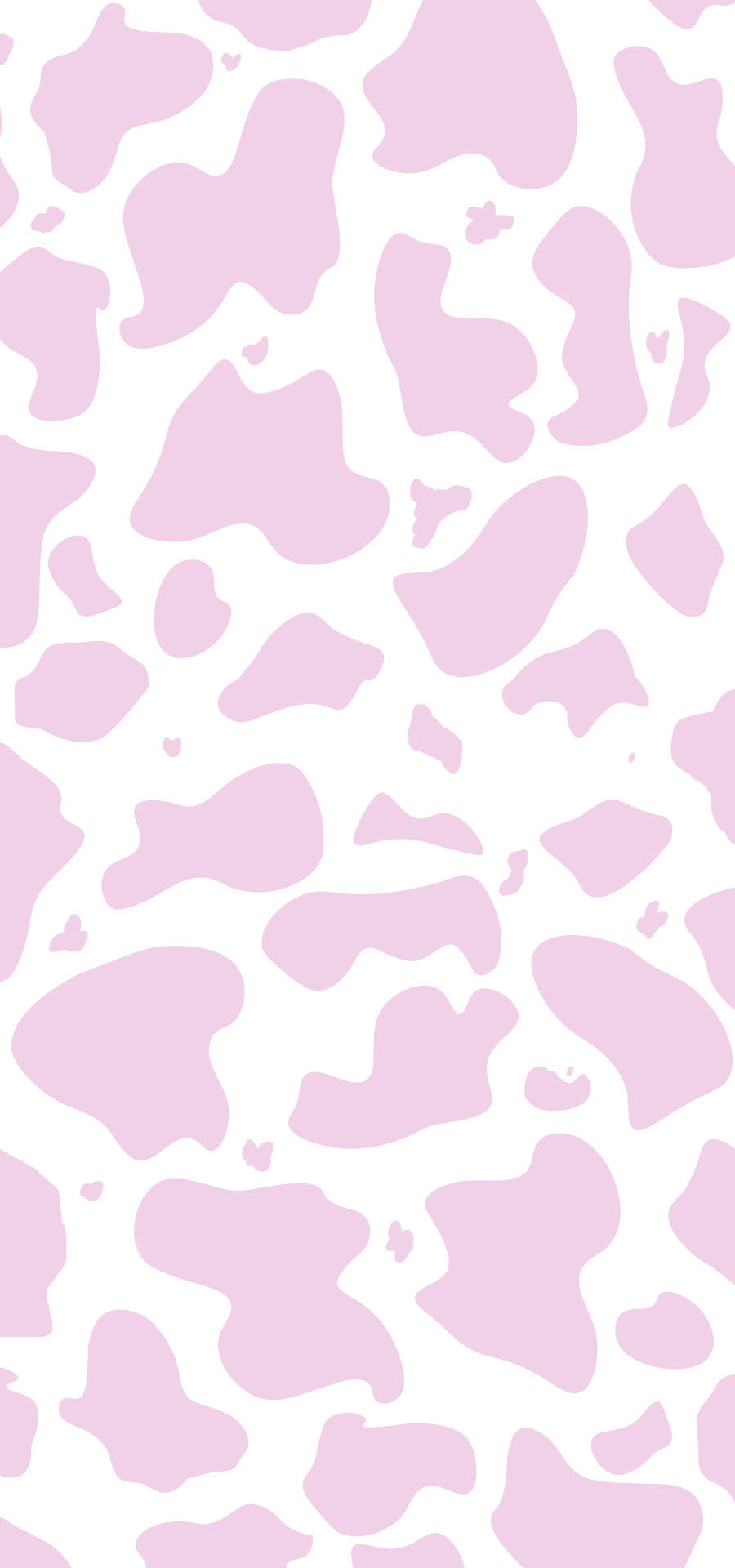Cow Pattern With Pastel Pink Spots
