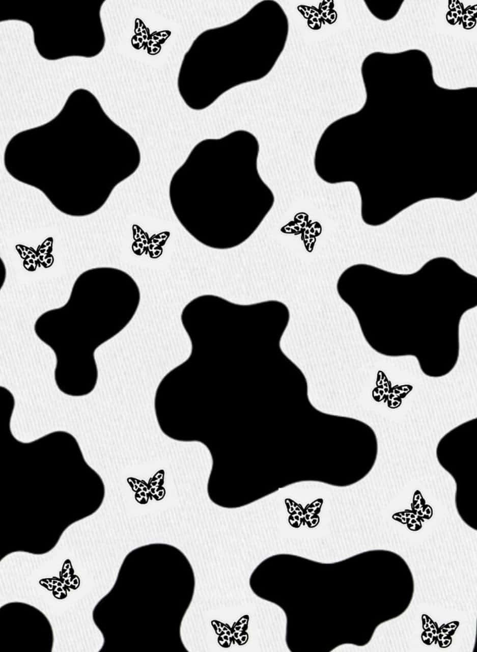 Download Cow Print Butterfly Pattern Wallpaper | Wallpapers.com