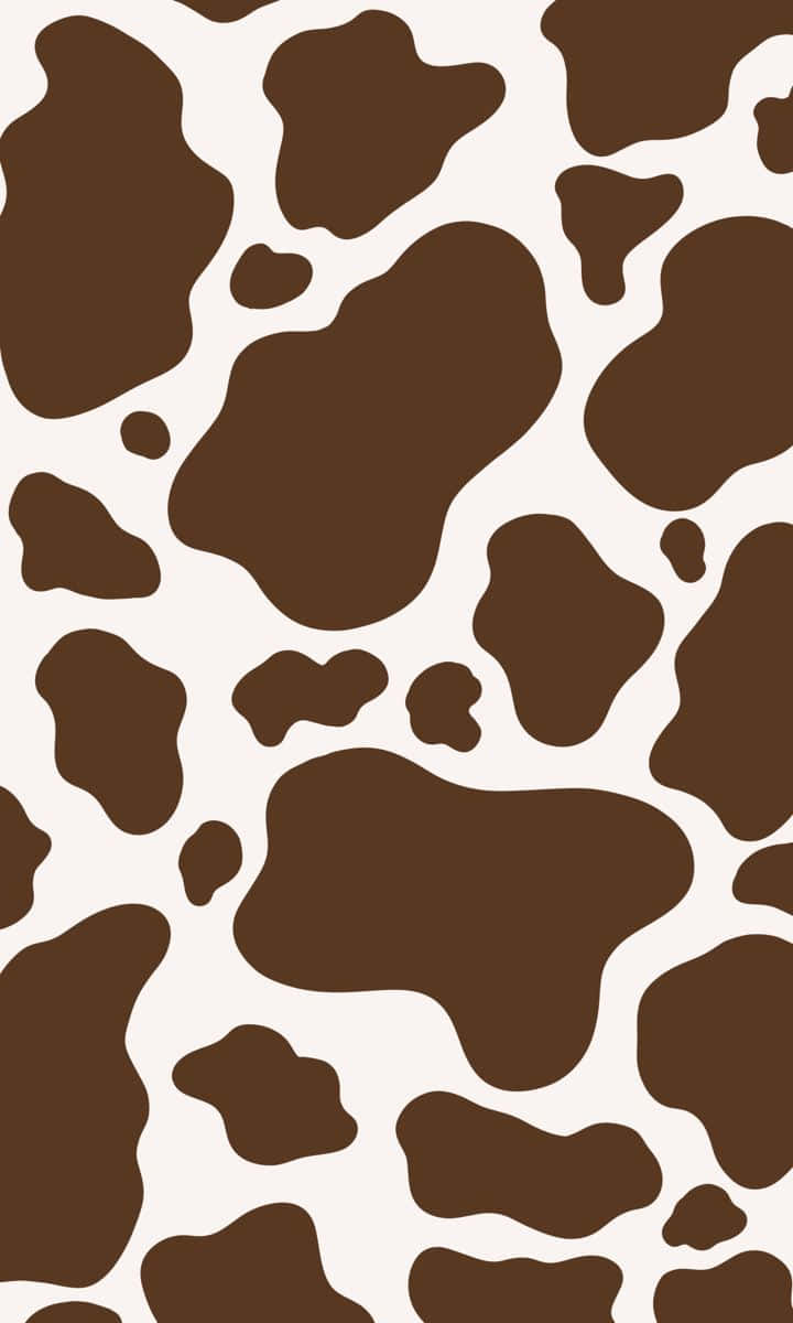 Cow Print Pattern Background Wallpaper