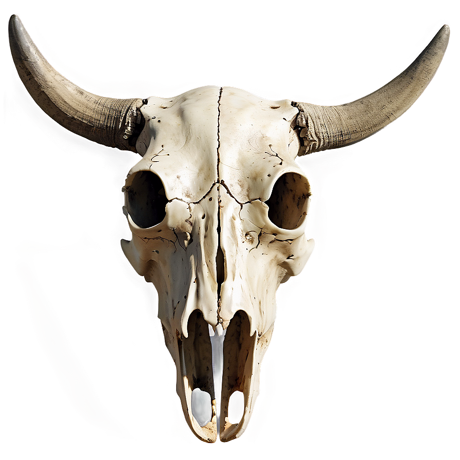 Cow Skull On Desert Background Png Hsu PNG