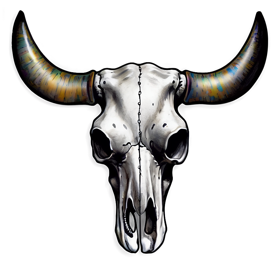 Cow Skull Tattoo Design Png 06132024 PNG