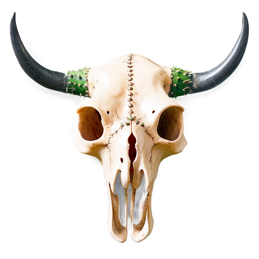 Cow Skull With Cactus Png 63 PNG