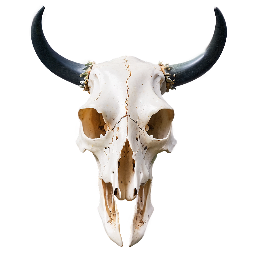 Cow Skull With Cactus Png Cvm PNG