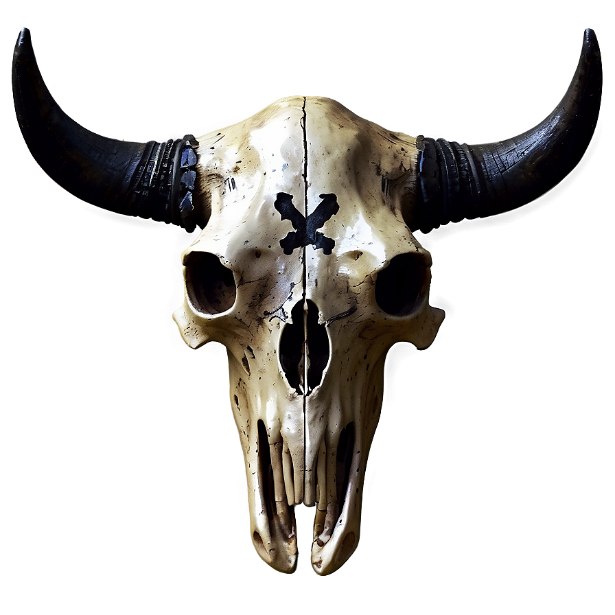 Cow Skull With Crossbones Png 06132024 PNG