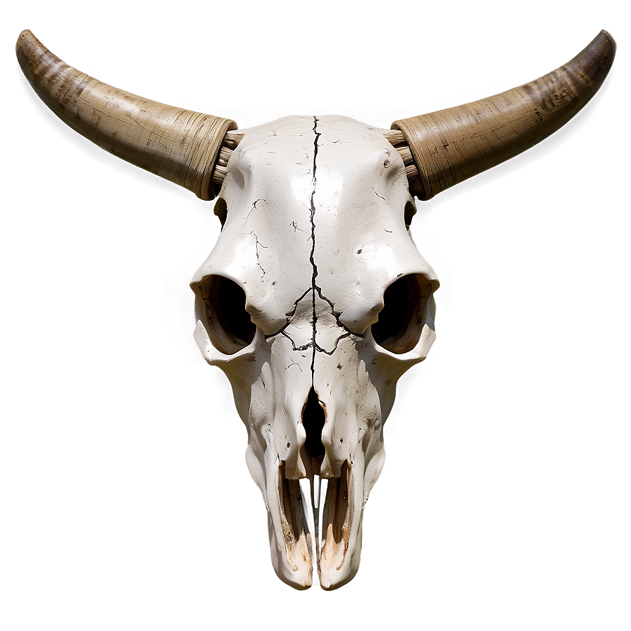 Cow Skull With Feathers Png Yfr30 PNG